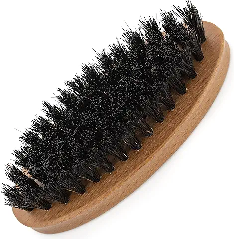 Mr. Dan by Trop Cepillo para Barba con Cerdas de pelo de Jabalí real y Mango de Shima, Superba, Madera para una Barba Cuidada – Ideal para el Cuidado Diario de la Barba  