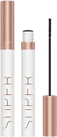 Máscara 4D para Pestañas Cortas Finas, Pestañas Extralargas Impermeables, Pestañas Voluminosas, de Larga Duración, a Prueba de Manchas, Negro (0.1 fl. Oz)  
