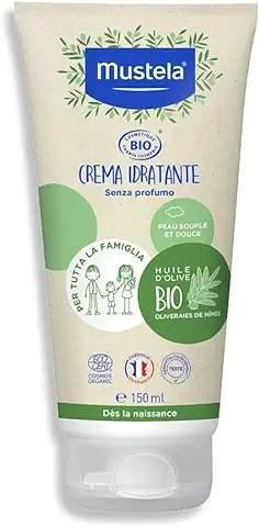 MUSTELA Crema Hidratante Bio 150ml. Tubo, Negro  