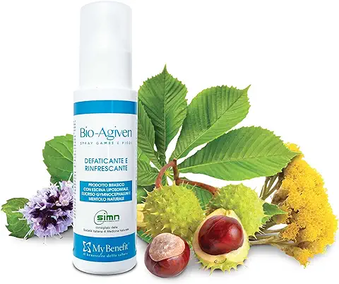 MY BENEFIT - Spray Bifásico para Piernas y Pies de 100ml, Frío y Refrescante, Sensación Inmediata de Frescura, Sin Parafina, Parabenos, Colorantes y Perfumes. Nickel-free  