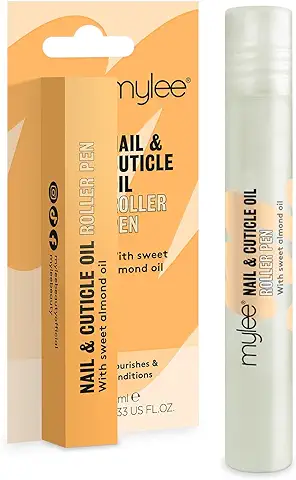 Mylee Nail and Cuticle Oil Rollerball Pencil Format 10ml - Deeply Moisturizing, Nutritious and Conditioner, Leaves No Sticky Residues, Enriched with Natural Extracts and Vegetable Oils  