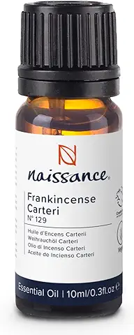 Naissance Aceite Esencial Incienso Africano (No. 129) - 10ml - Puro, Natural, Vegano & No Diluido - Para Quemador, Humificador, Aromaterapia, Difusor, Masajes Corporales - Velas, Jabon, Baño  