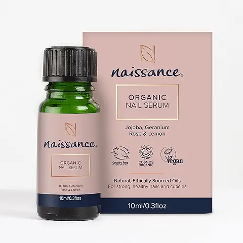 Naissance Aceite Para Uñas y Cutículas Hidratante Orgánico 10ml - Serum Nutritivo Fortalecedor Para Crecimiento y Cuidado - Uñas Cutículas Fuertes Saludables Acondicionadas Suaves  