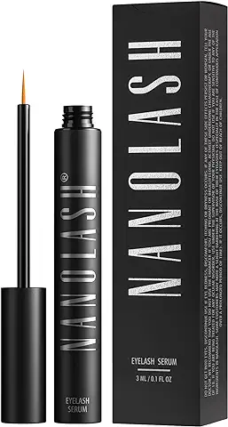 Nanolash Serum para Pestañas 3ml - ¡Acondicionador y Estimulador para Pestañas Largas, Densas y Hermosas en 30 Días!  