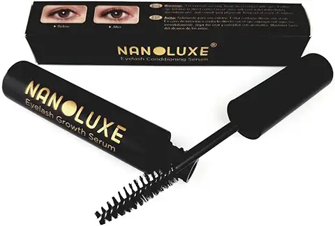 Nanoluxe - Sérum Acondicionador de Pestañas para Reparación y Crecimiento de Pestañas, 9 ml.  