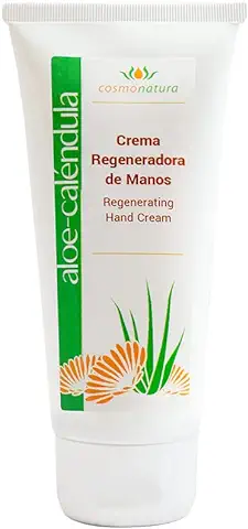 Natura Balear 30120 - Crema de Manos Regeneradora con aloe vera y Caléndula  