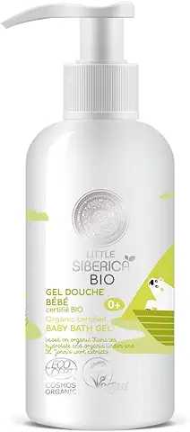 Natura Siberica Little Siberica. Gel de Baño Certificado Orgánico para Bebés, 250 m  