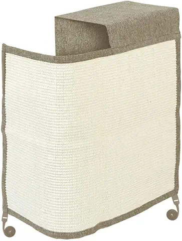 Navaris Rascador para Gatos - Protector para Esquina de Sofá o Sillón - Afilador de Uñas de Sisal para Mascotas - para el Lado Izquierdo en Marrón Navaris Rascador para Gatos - Protector para Esquina de Sofá o Sillón - Afilador de Uñas de Sisal para Mascotas - para el Lado Izquierdo en Marrón