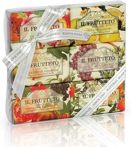 Nesti Dante IL Frutteto Surtido de Jabones, 6 x 150 g