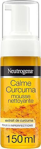 Neutrogena Calme Curcuma - Espuma Limpiadora Facial, 1 Botella Dosificadora de 150 ml  