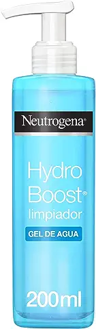 Neutrogena, Hydro Boost Gel de Agua Limpiador Facial, Ácido Hialurónico, Desmaquillante, para Impurezas y Grasas, Hidratación Intensa, Pieles Sensibles, 200ml  
