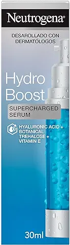 Neutrogena Hydro Boost Sérum Facial, Hidrata y Revitaliza, con Ácido Hialurónico y Vitamina E, 30 ml  