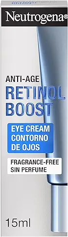 Neutrogena Retinol Boost Crema Contorno de Ojos Antiedad, Reduce Líneas de Expresión, Vitamina A, 15ml  