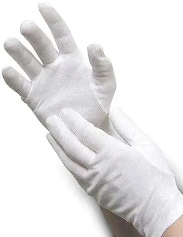 New 2 Pairs Dermatological Cotton Gloves Cream Absorbtion Eczema Dry Hands Skin Shopmonk  