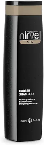 Nirvel Men Champu Para Barba y Bigote Barber Shampoo 250 ml.  