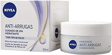 NIVEA Hidratante Anti-Arrugas Crema Para Cuidado De Día - 50 Ml  