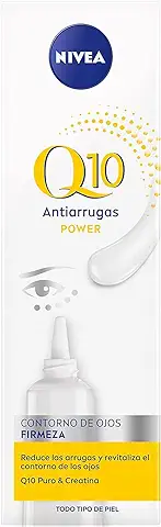 NIVEA Q10 Power Antiarrugas Contorno de Ojos (1 x 15 ml), Crema para el Contorno de Ojos, Crema Antiarrugas, Crema Antiedad para Reducir las Ojeras y las Arrugas  