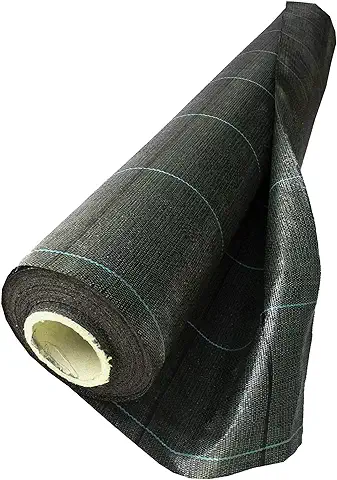 Noor Rodillo de 105 G/m², 0,5 x 25 m, para Jardín y Terrazas, Permeable al Agua y Respetuoso con el Medio Ambiente  