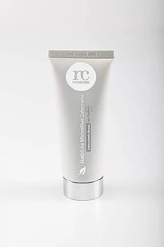 Novacare - Pasta Dental Natural Reparadora del Esmalte con Zeolita y Microplata – sin Fluoruro ni Fluoruro  