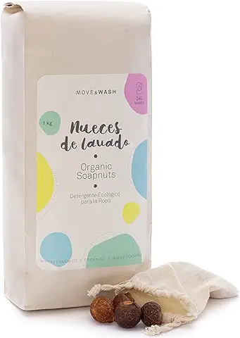 Nueces de Lavado - Certificación Orgánica en Origen - Sin Plástico - 1 kilo  