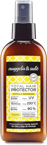 Nuggela & Sulé Protector Capilar Total. Protección Solar, Protección Térmica y Protección Contra la Contaminación. Con Aceite Natural de Chía. Aporta Brillo y no Apelmaza. 1 x 125ml  