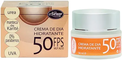 Nurana Cosmetics, Crema Diurna Facial con Factor de Protección 50- 50 ml.  