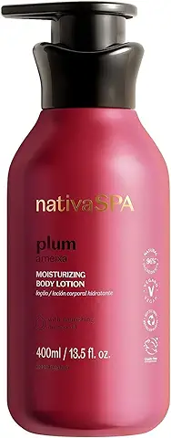 O Boticário Nativa SPA Ciruela, Crema Hidratante Corporal, Perfumada Loción Para El Cuerpo con Gotas de Quinoa para Más Hidratación 400 ml  