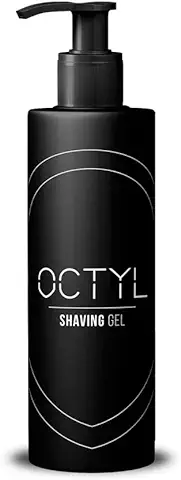 OCTYL Shaving Gel | Gel de Afeitado Profesional | Gel Transparente para Afeitado de Barba | Precisión en los Acabados | 250ml  