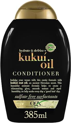 OGX Acondicionador Aceite de Kukuí­ Antiencrespamiento, 385 ml