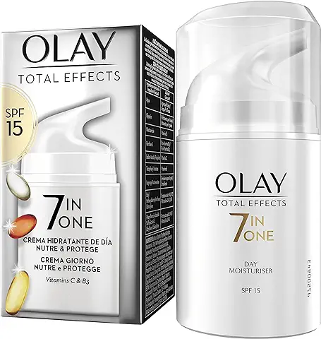 Olay Total Effects Crema Hidratante De Día 7En1 Con SPF 15 Y Niacinamida, 50ml  