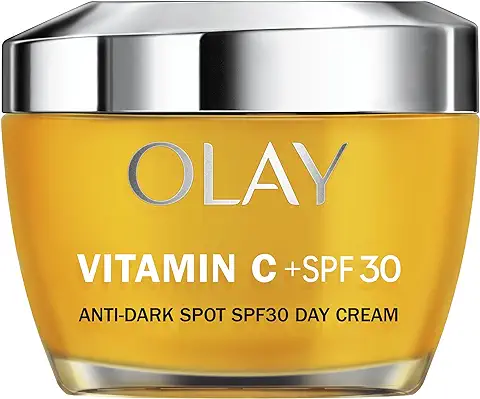 Olay Vitamin C Crema De Día Hidratante Con SPF 30, Con Vitamina C Y Niacinamida, Antimanchas, Para Una Piel Más Luminosa Y Un Tono Más Uniforme 50ml  