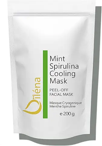 Oïléna - Mascarilla Facial Vegana de Alginato | Tratamiento Profesional en Casa | 100% Natural | Fácil Aplicación Peel-Off | Para Cosmética Casera, Verde, 200 g (Paquete de 1)  