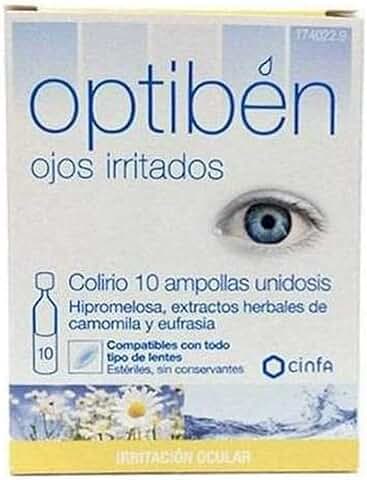 OPTIBEN OJOS IRRITADOS 10 AMPOLLAS  