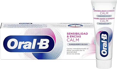 Oral-B 1 x Blanqueante, Sensibilidad & Encías Calm Pasta Dentífrica-75 ML, 75 ml (Paquete de 1)  