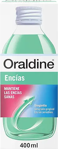 Oraldine Encías, Colutorio de Uso Diario Anti-Gingivitis, Protección de Encías Sensibles o Sangrantes, 400 ml  