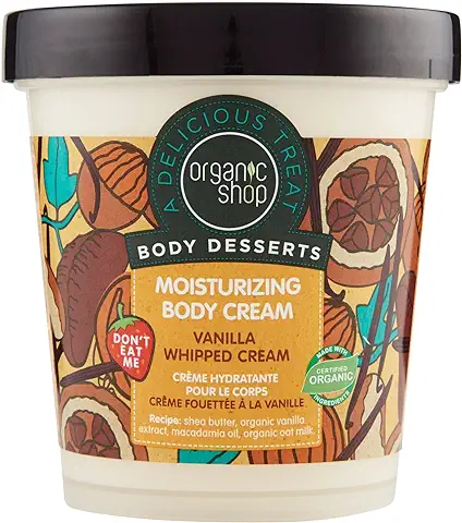 Organic Shop Batida de Vainilla Crema Corporal Hidratante - 450 ml  