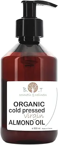 Oro Ecológico de Andalucía, Original de España. Bio Aceite Puro de Almendras PREMIUM Prensado en Frío. Bebé Embarazo Anti Estrías Aceite Corporal, Cabello, Rostro 500ml  