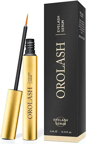 OROLASH Sérum crece pestañas 3ml - Suero para Crecimiento de Pestañas y Cejas Ultra Rápido - Fortalecedor Alargador y Potenciador para Pestañas Largas Fuertes Espesas