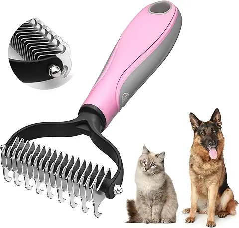 ORYIAH Cepillo para Gatos,Cepillo Perro,Peine para Gatos,Deslanador para Perros,Eliminar El Vello y Desenredar Nudos para Mascotas PequeñAs,Medianas y Grandes Pelo Corto Largo Gato Perro  