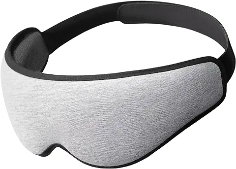 OSTRICH PILLOW - Eye Mask, Antifaz con Ergonomía 3D, Se Ajusta a la Forma de tu Cara, Antifaz para Dormir, Descansar, Relajarse, Bloquea la luz para una Oscuridad Total (Gris)  