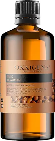 Oxxigena Aceite de Argán de Marruecos 100% puro - 250 ml - Prensado en Frío - Hidratante, Ideal para Cara, Cabello, Piel, Barba y Cutícula - Vegano, sin OGM  