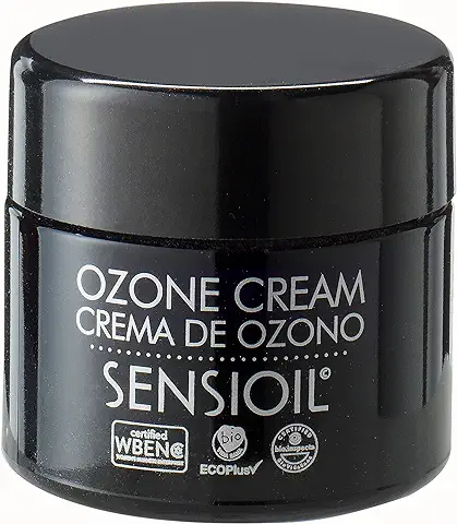 OZOLABS | CREMA DE OZONO | Combina Aceites de Ozono Certificados Ecológicos de Oliva y Girasol | Antienvejecimiento, Regenerante | Sello EcoPlus | ISO 9001 | 50 cc  