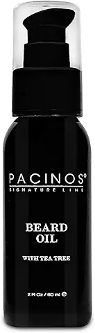 Pacinos Aceite de Barba para una Barba sin Encrespamiento, Ayuda a Aliviar la Picazón, Condiciona y Suaviza al Tacto, Promueve el Crecimiento, Formulado con Aceites Esenciales para Añadir  