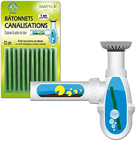 Palitos bio para Mantenimiento de Canalizaciones  