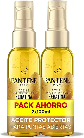 Pantene Pro-V Repara & Protege, Aceite Capilar Protector De Keratina Con Vitamina E, 2x100 ml  