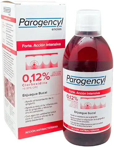 Parogencyl Enjuague Bucal Forte. Acción Intensiva Encías. Con CPC. 500ml  