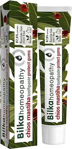 Pasta Dental sin Fluoruro, sin Azúcar, sin SLS, sin Parabenos, Homeopatía Chios Mastiha 2.5 fl oz  