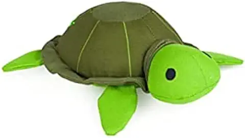 Petface Planet Plush Tessi Turtle - Juguete Ecológico para Perros  