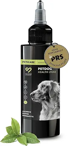 Peticare Perro Locion Contra Dermatitis Atopica - 100 ml - Tratamiento Eficaz para Todas Formas Eczema, Detiene Picores Fuerte, Productos de Cuidado - PetDog Health 2100 Peticare Perro Locion Contra Dermatitis Atopica - 100 ml - Tratamiento Eficaz para Todas Formas Eczema, Detiene Picores Fuerte, Productos de Cuidado - PetDog Health 2100