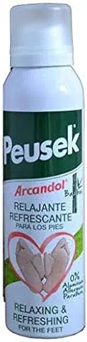 Peusek Arcandol, Loción Relajante y Refrescante para Pies, Spray 150 ml  